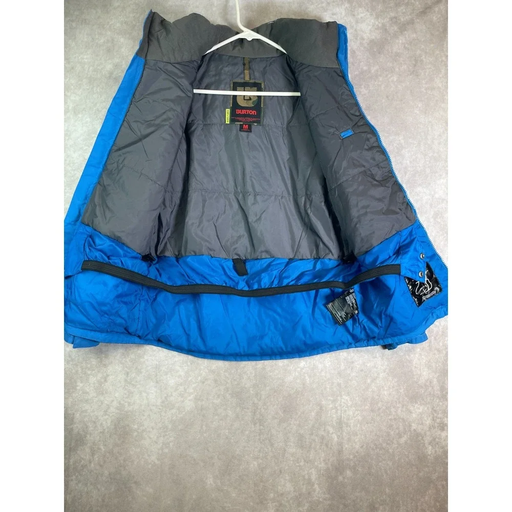 Burton Chittagong Ski Jacket Dryride Shell Boys Medium Blue Snowboard Hooded